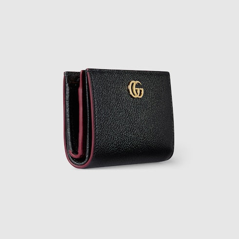 Bi-color GG Marmont small wallet