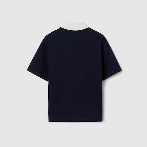 Children's cotton polo shirt