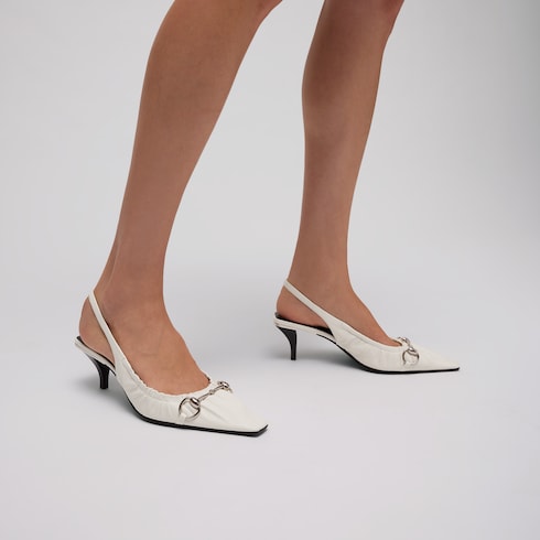 Women's Vittoria slingback pump with elastic
