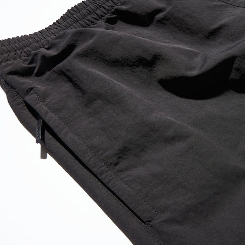 Froissé nylon faille cargo pants