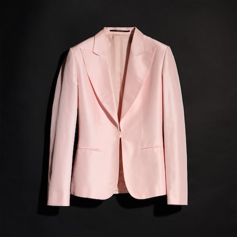 Fine silk faille jacket