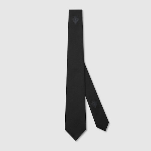 Silk jacquard tie