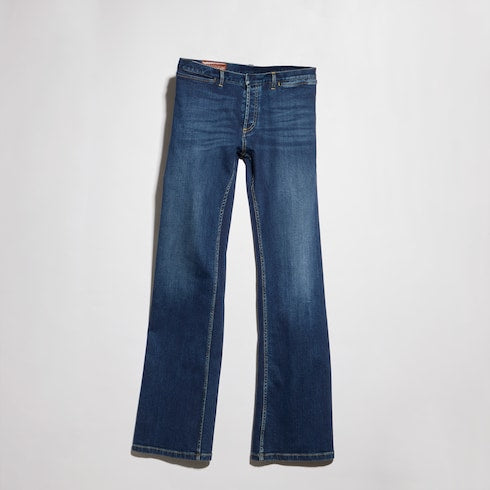 Stretch cotton denim pants