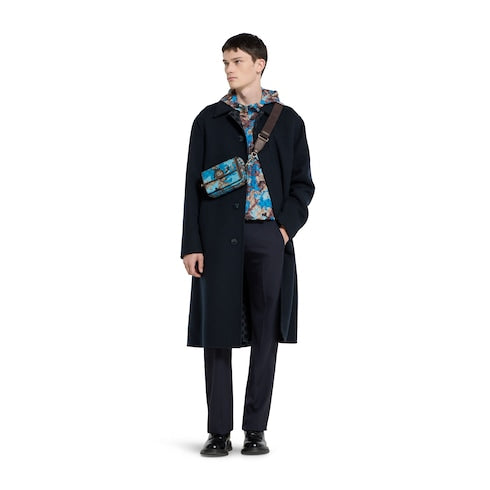 Double wool coat