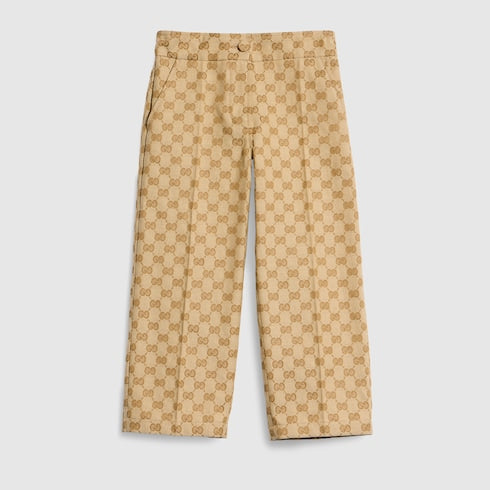 Children's GG canvas pants