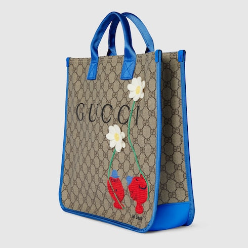 Children's GG tote bag with print