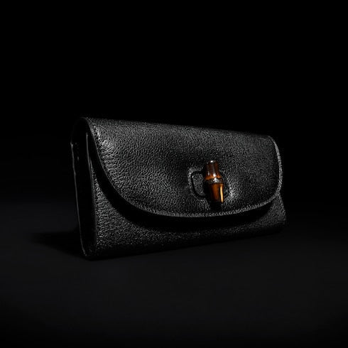 Long wallet with bamboo