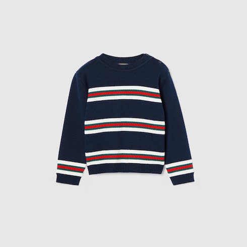 Baby cotton sweater with Web