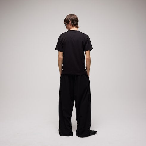 Cotton jersey T-shirt with embroidery