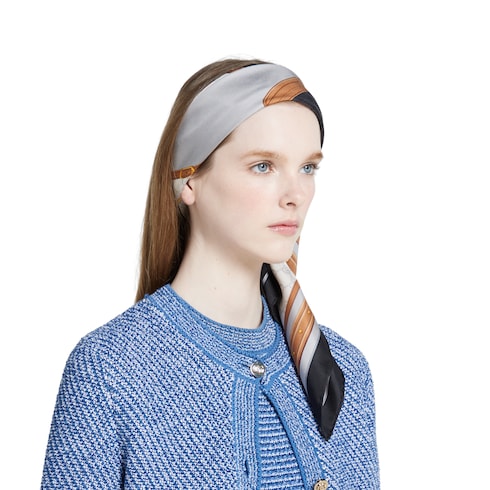 Printed silk twill carré