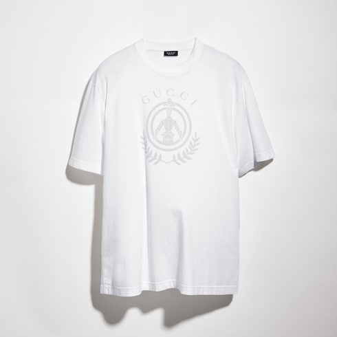 Cotton jersey T-shirt with print