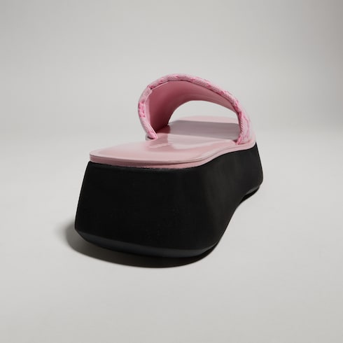 Women's flatform slide sandal