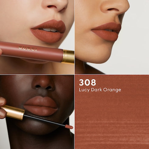 124 Emilie Brown, Rouge à Lèvres Liquide Mat Lipstick