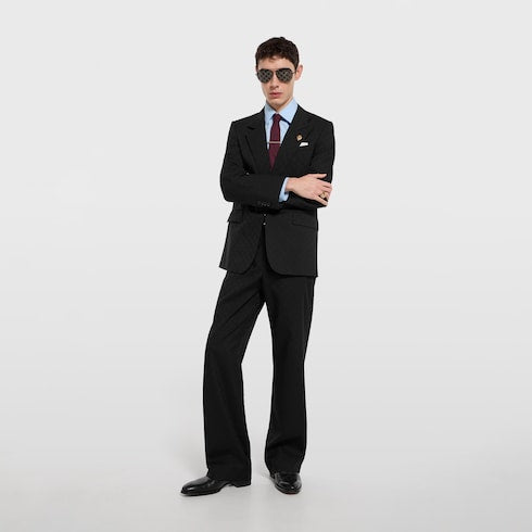 GG wool pants