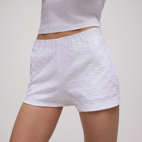 GG jersey jacquard shorts