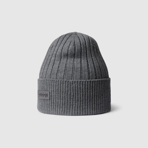 Wool hat with logo