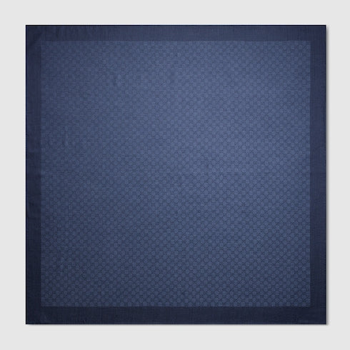 GG wool silk jacquard shawl