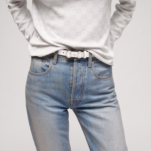 Thin belt with Horsebit buckle