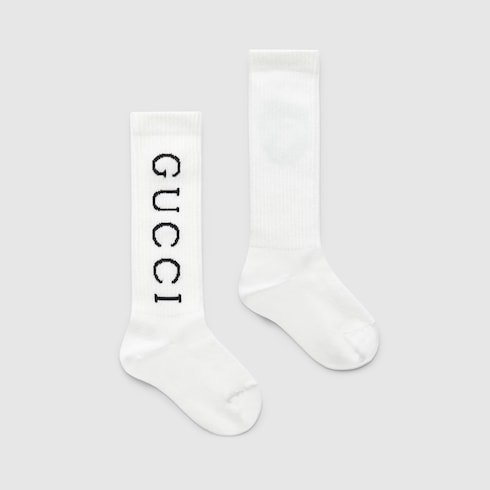 Children's cotton blend rib socks
