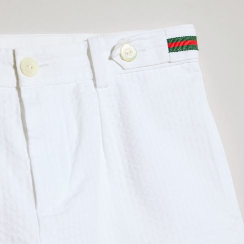 Children's crinkle cotton shorts