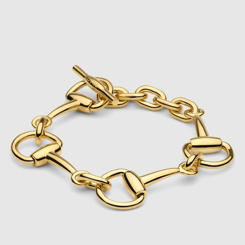 Horsebit chain bracelet
