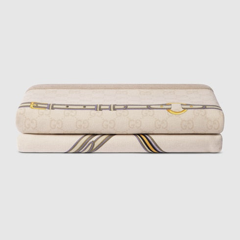 Wool blanket with print