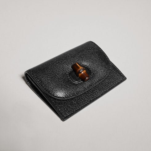 Card case with bamboo