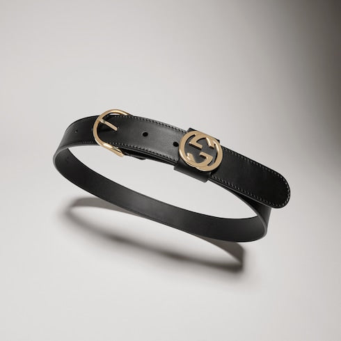 Belt with round buckle