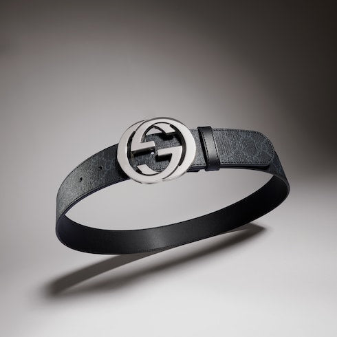Belt with Interlocking G buckle