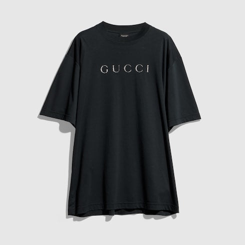 Cotton jersey T-shirt with print