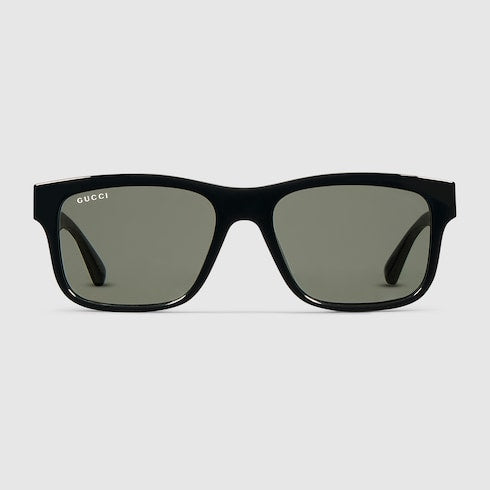 Rectangular frame sunglasses