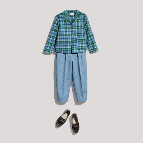 Children's GG gabardine pants