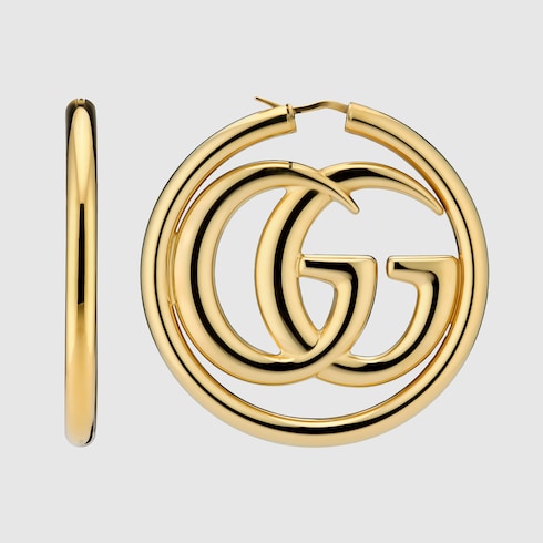 GG Marmont hoop earrings