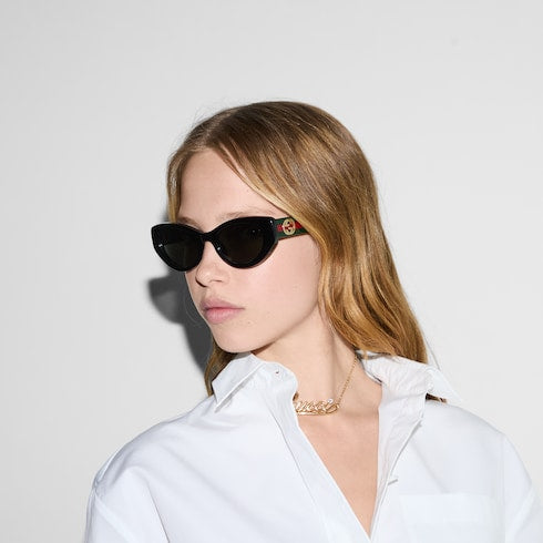Cat-eye frame sunglasses
