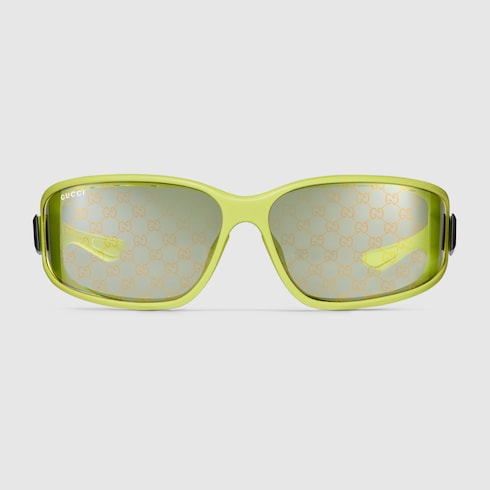 Rectangular frame sunglasses