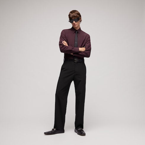 Stretch technical polyester pants