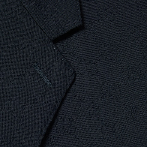 GG wool jacquard suit