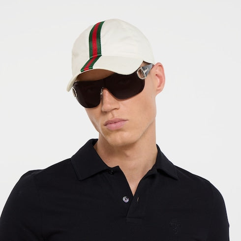 Cotton baseball hat with Web