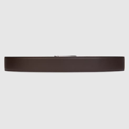 Reversible belt with Square G buckle