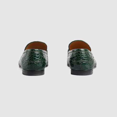 Men's Gucci Jordaan crocodile loafer