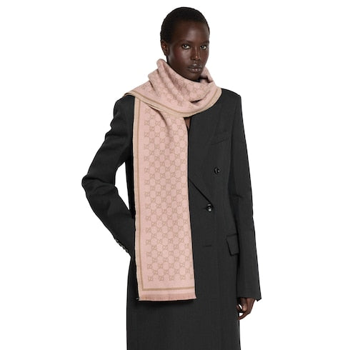 GG wool scarf