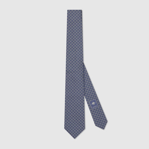 GG silk jacquard tie