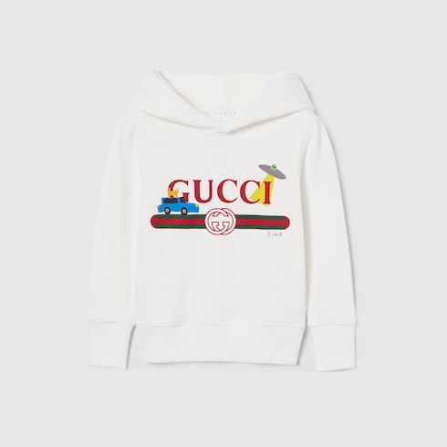 Children's cotton hooded sweatshirt