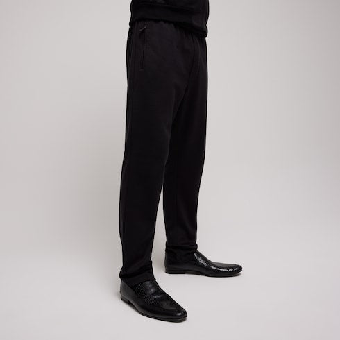 Silk cotton jersey sportswear pants