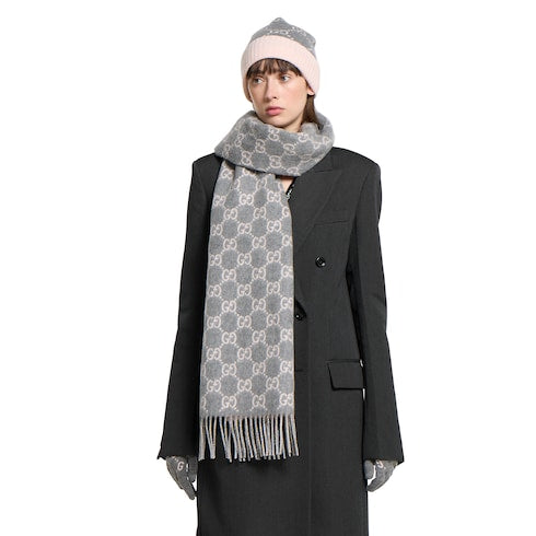 GG cashmere scarf