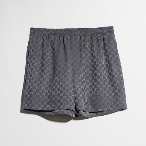 GG silk jacquard shorts