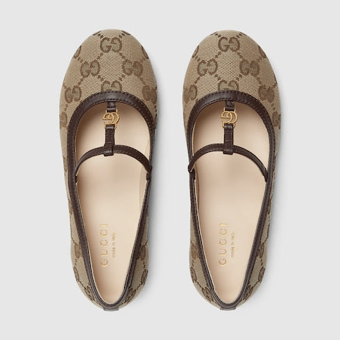 Children's Double G ballet flat