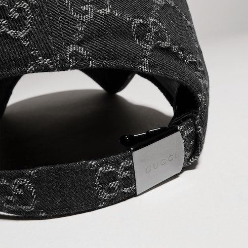 GG cotton denim baseball hat