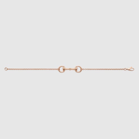 Gucci Horsebit diamond 18k chain bracelet