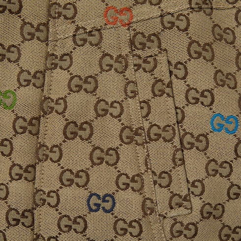 Children's padded GG canvas coat